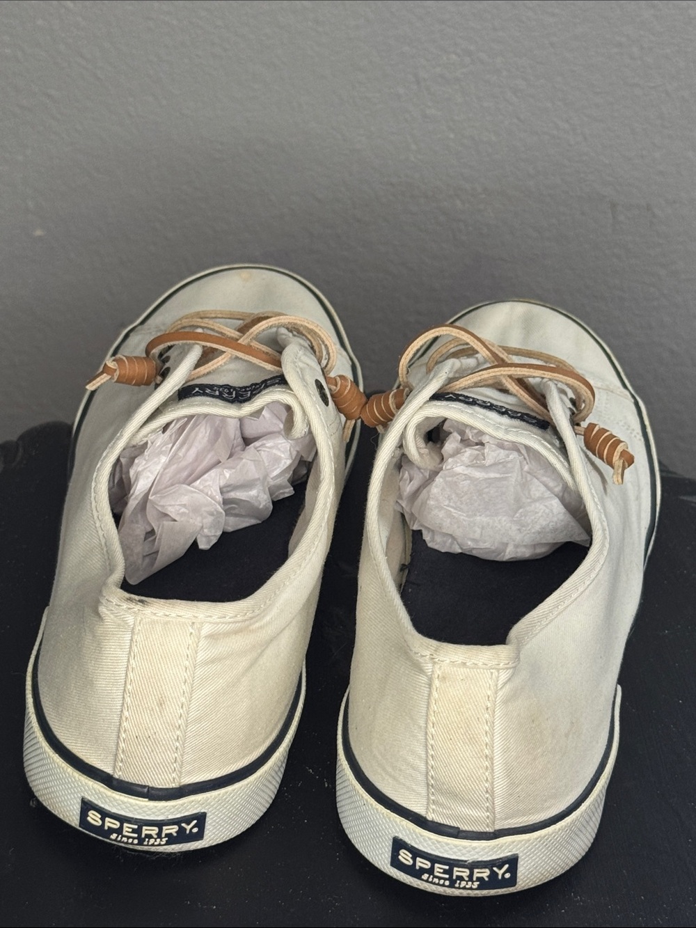Sperry Women's Pier View sneakers in white canvas, size 11 - Picture 5 of 7